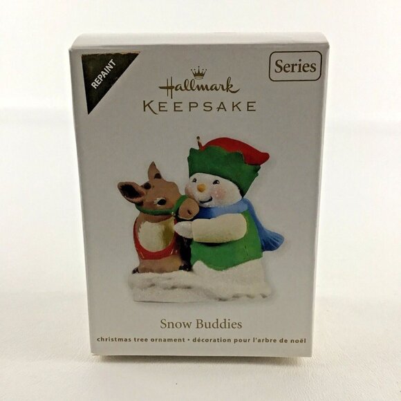 Hallmark Other - Hallmark Keepsake Christmas Ornament #14 Snow Buddies Snowman Repaint New 2011